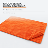 Carmotec Droogdoek van 90 × 60 cm voor grote vlakken van camper en caravan