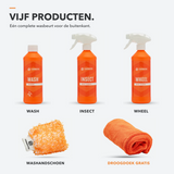 Carmotec DW Waspakket – de vijf producten in het pakket voor camper en caravan