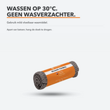 Opgerolde Carmotec Glasdoek, wasbaar op 30 °C zonder wasverzachter