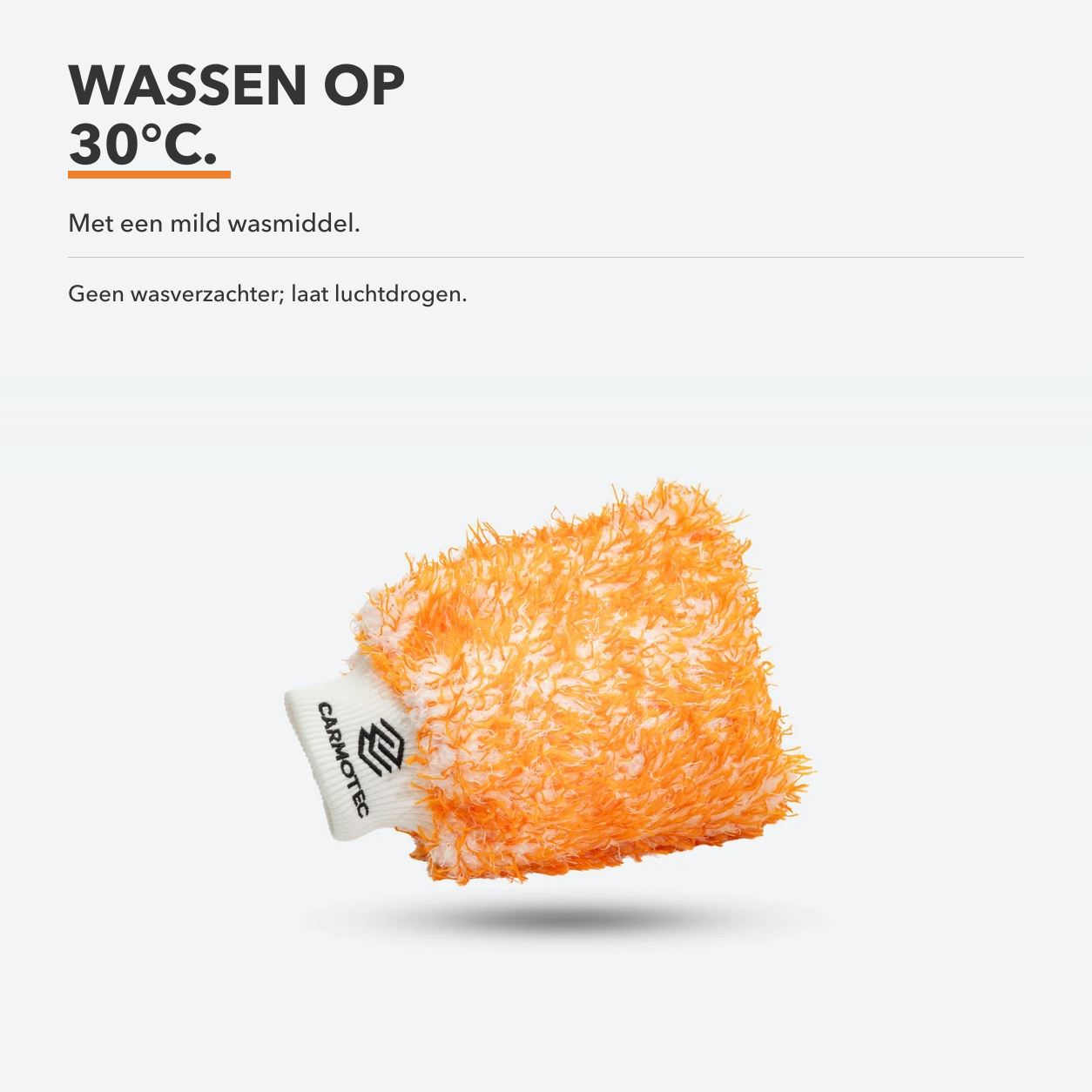 Carmotec Washandschoen, wasbaar op 30 °C