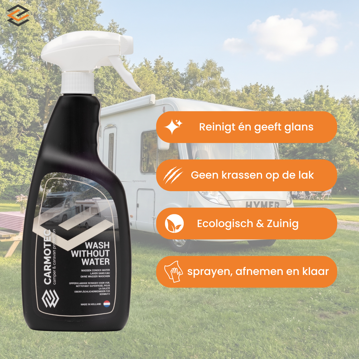 Wassen zonder Water