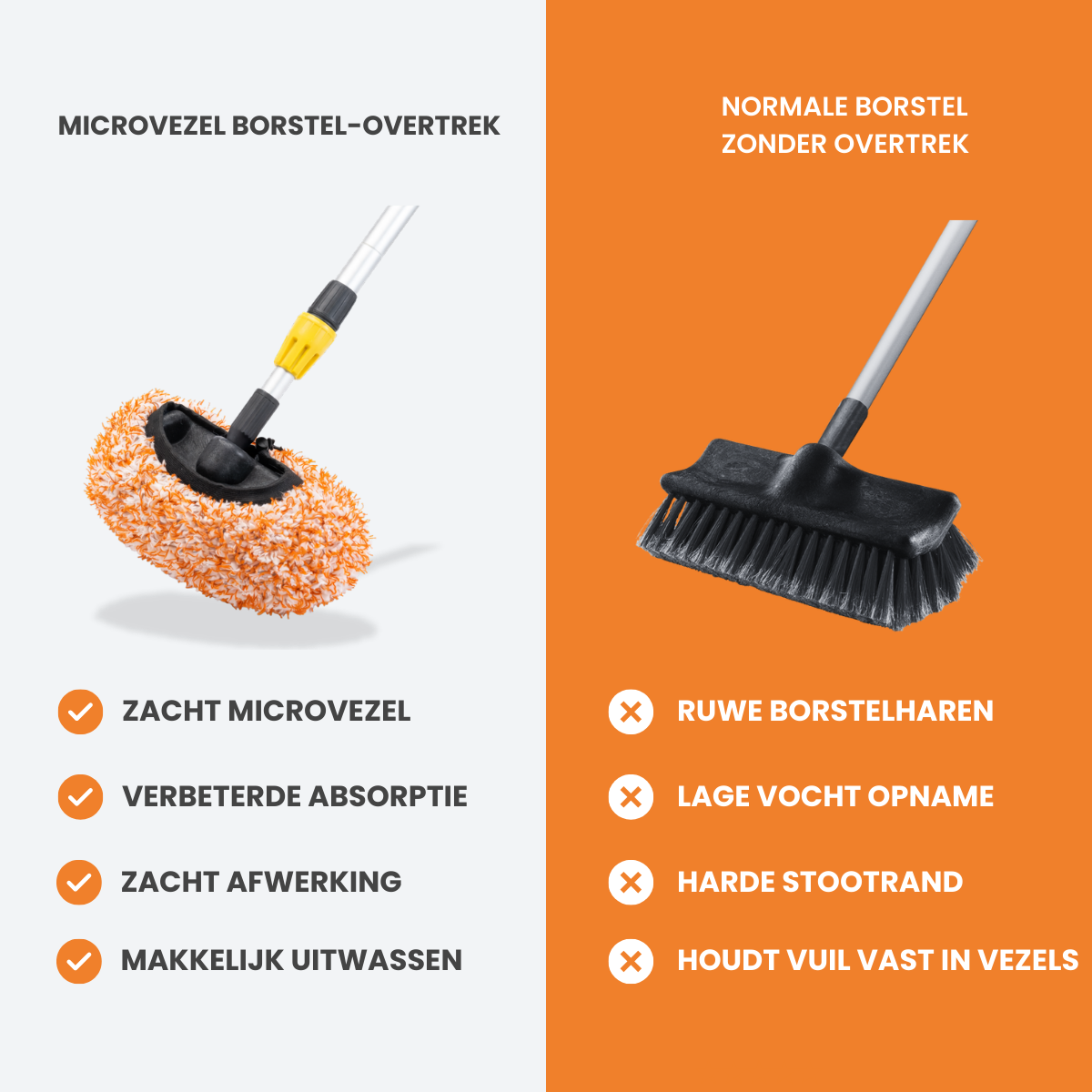 Borstel-overtrek