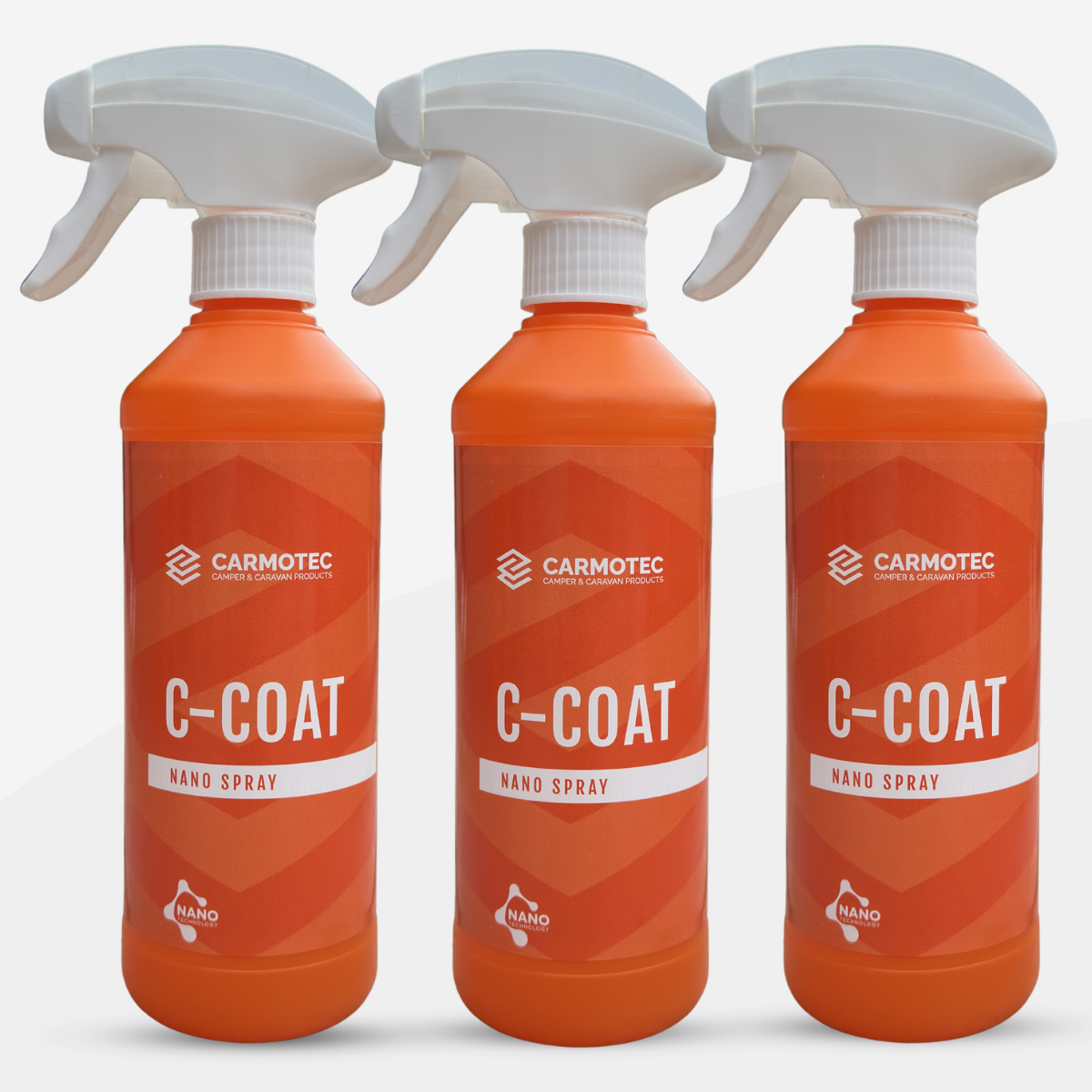 Carmotec C-Coat Nanospray – water- en vuilafstotende keramische coating voor camper en caravan