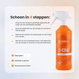 Carmotec C-Coat Nanospray – stap-voor-stap instructie voor het aanbrengen van keramische bescherming