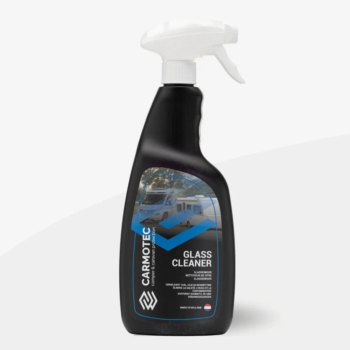 Carmotec Glasreiniger voor camper en caravan – streepvrije glasreiniging