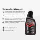 Carmotec Nano-Shampoo gebruiksaanwijzing – wassen in 4 stappen, waterafstotend effect en diepe glans