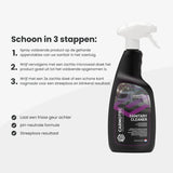 Carmotec Sanitairreiniger gebruiksaanwijzing – schoon in 3 stappen, pH-neutraal, frisse geur, voor camper en caravan