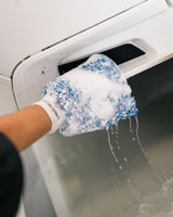 Carmotec washandschoen met zeepschuim voor het wassen van camper of caravan