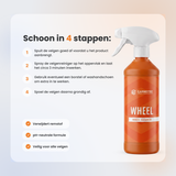Carmotec Wheel velgenreiniger – stap-voor-stap instructie voor remstof verwijderen van camper en caravan